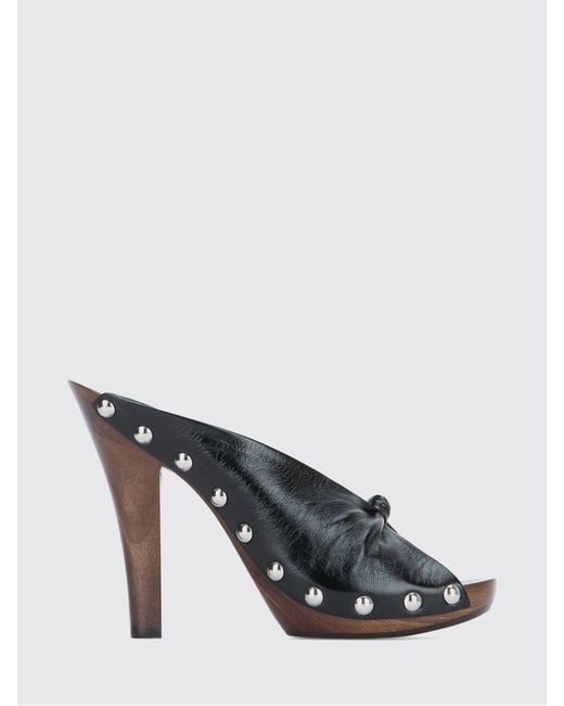 Phoebe Philo Black Leather Mules