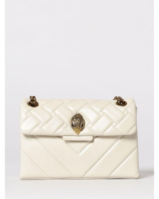 Kurt Geiger Natural Kensington Quilted Leather Bag