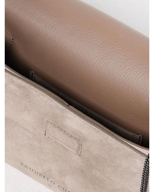 Clutch di Brunello Cucinelli in Gray