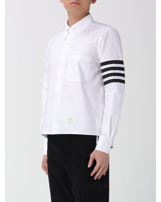 Thom Browne White Cotton Shirt for men