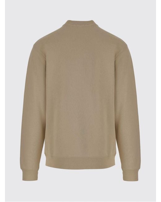 Jacquemus Natural Logo Cotton Crewneck Sweatshirt for men