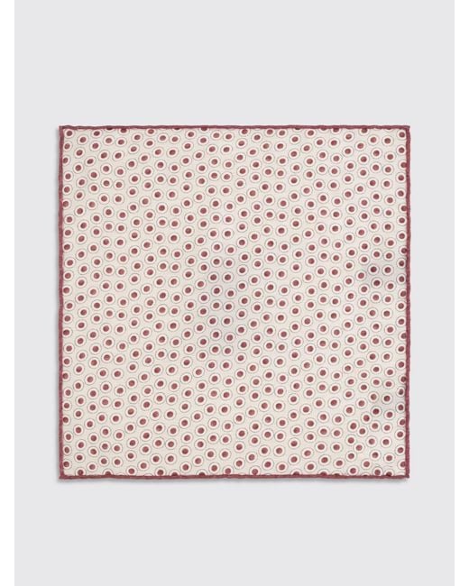 Brunello Cucinelli Pink Silk Pouch for men