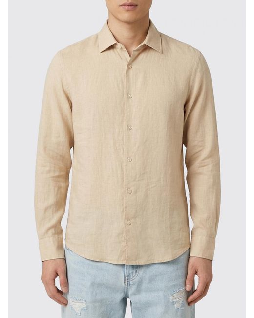 Mc2 Saint Barth Natural Linen Shirt for men