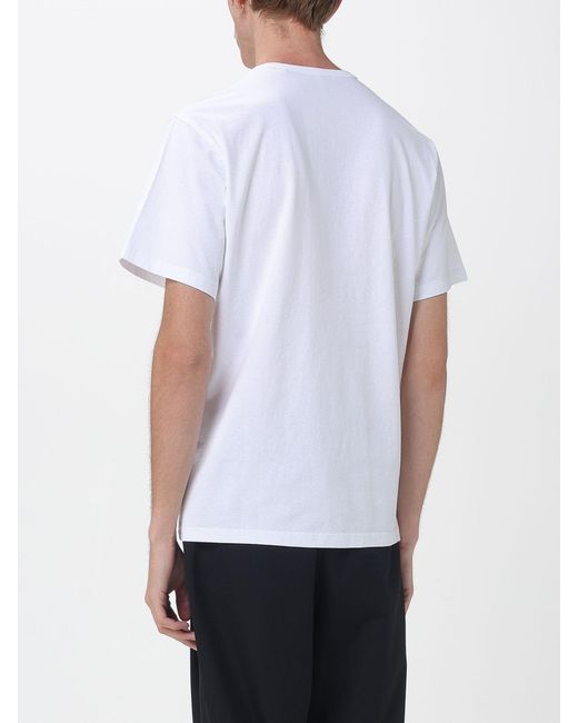 sunflower White Cotton T-Shirt for men
