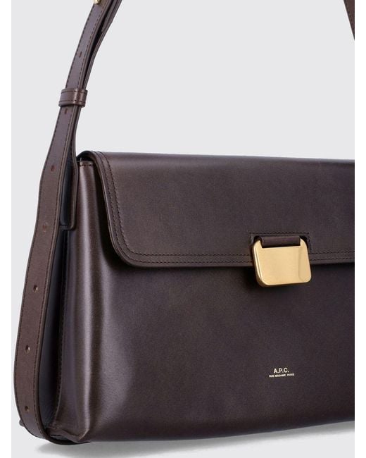 A.P.C. Black Simone Shoulder Bag