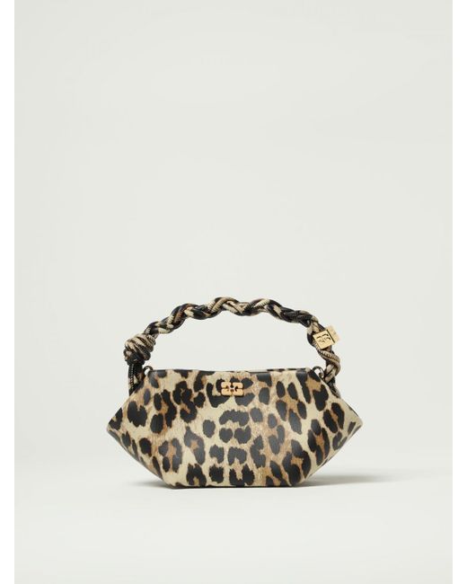Sac Porté Main Femme Ganni en coloris Metallic