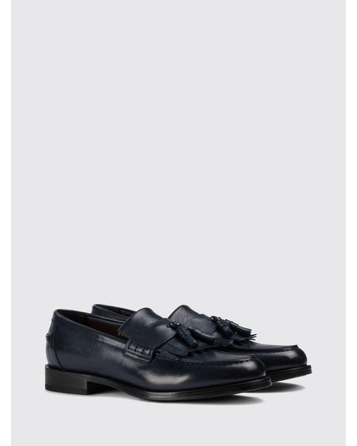 Doucal's White Tassel Loafers for men