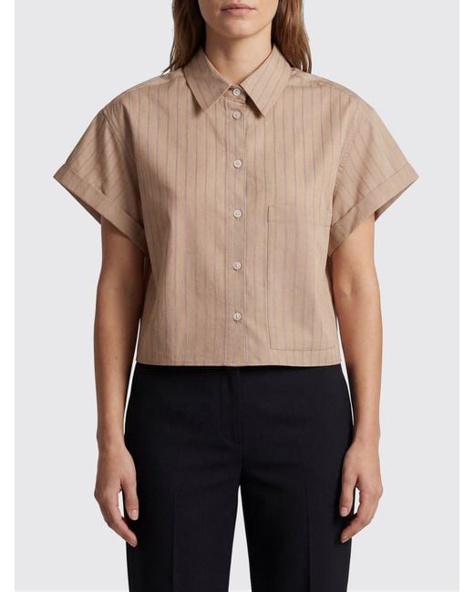 Tela Black Striped Cotton Shirt