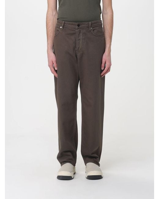 Stone Island Brown Straight Jeans for men