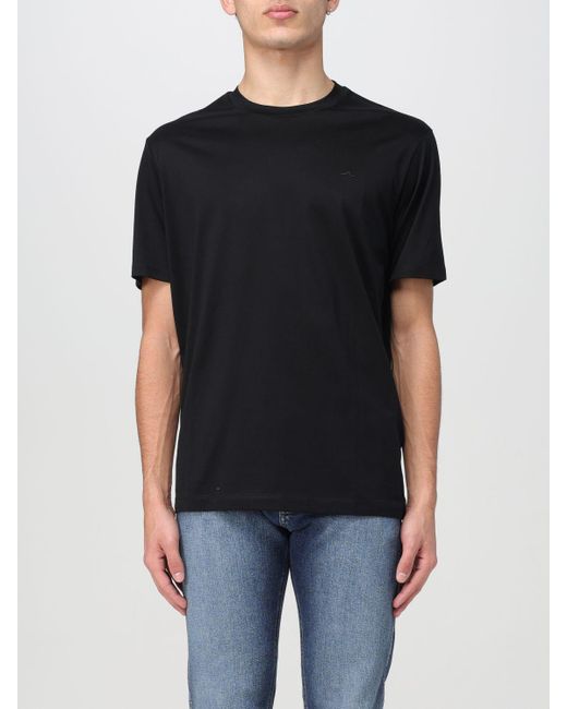 T-shirt basic di Paul & Shark in Black da Uomo
