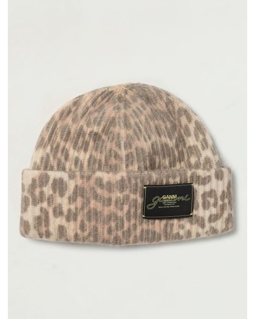 Ganni Natural Hat