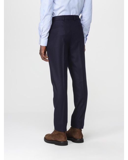 Brunello Cucinelli Blue Trousers for men