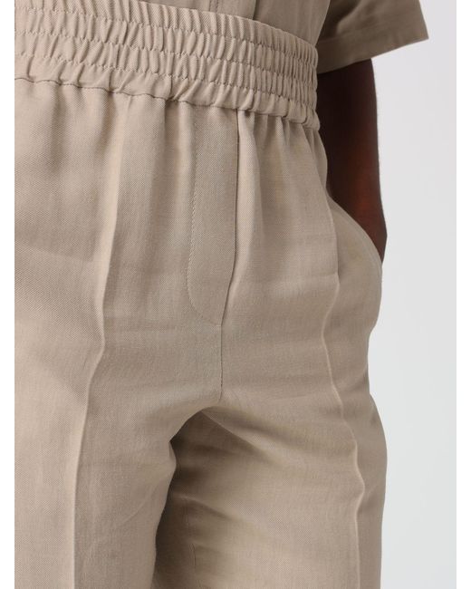 Brunello Cucinelli Natural Baggy Trousers