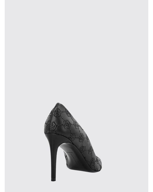 Philipp Plein Black Court Shoes