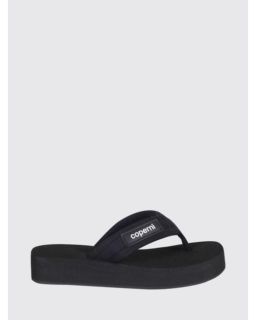 Coperni White Neoprene Flip-Flop Sandals