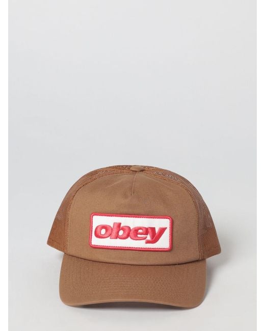 Cappello di Obey in Pink da Uomo