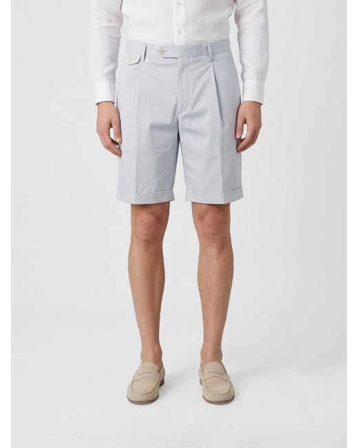 Lardini Gray Stretch Cotton Chino Trousers for men