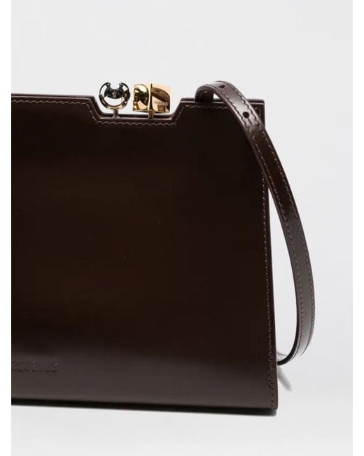 Jacquemus Brown Le Salon Leather Clutch