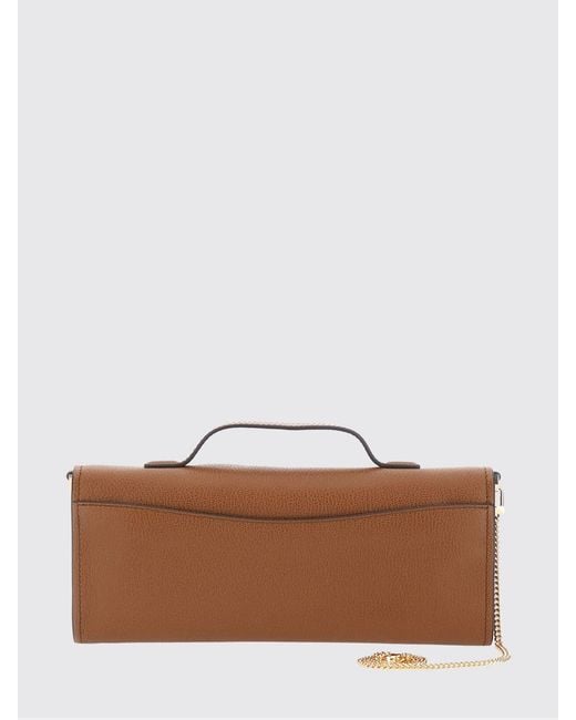 Michael Kors Brown Hamilton Moderne Medium Grained Leather Crossbody Bag