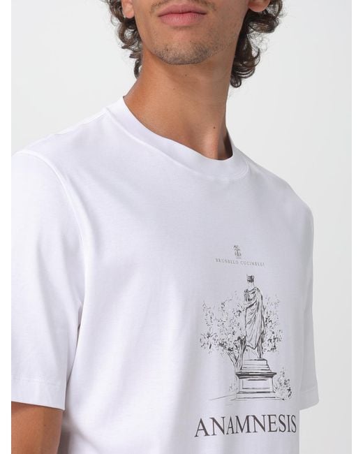 Brunello Cucinelli T-Shirt Herren in White für Herren