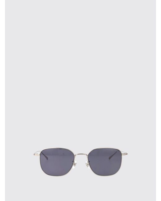 Montblanc White Mb0477Sa Metal Sunglasses for men