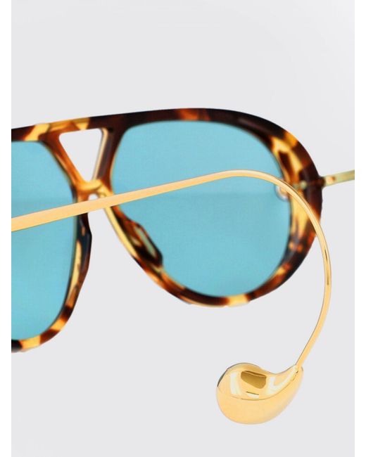 Bottega Veneta Blue Bv1273S Metal And Acetate Sunglasses