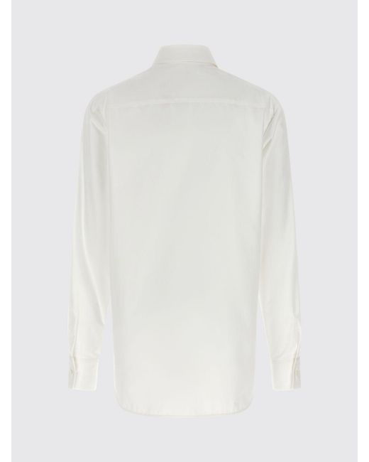 Ermanno Scervino White Cotton Shirt With Lace Inserts