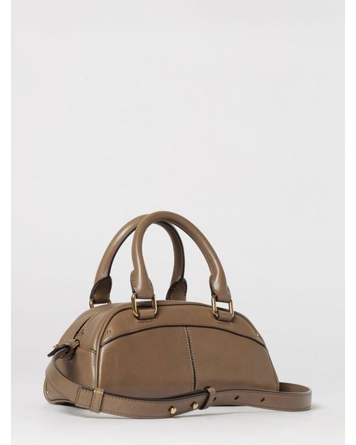 Chloé Natural Chlo&Eacute Bowling Ledertasche