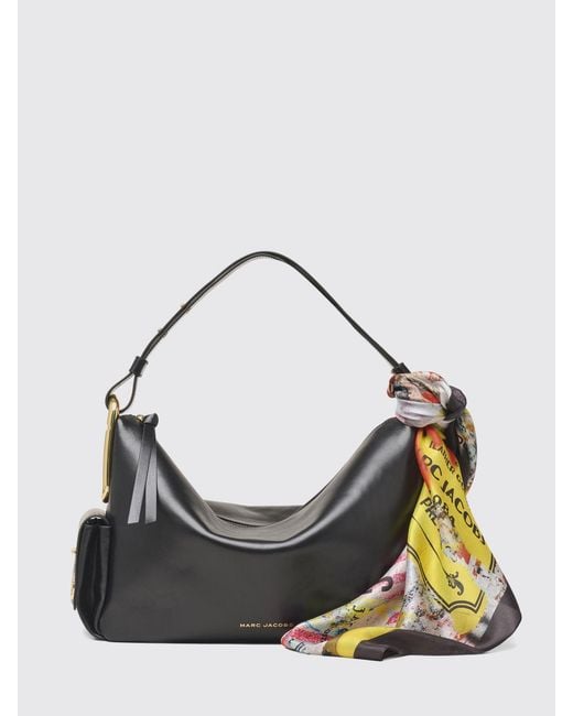 Marc Jacobs Multicolor All-Over Graphic Logo Print Scarf