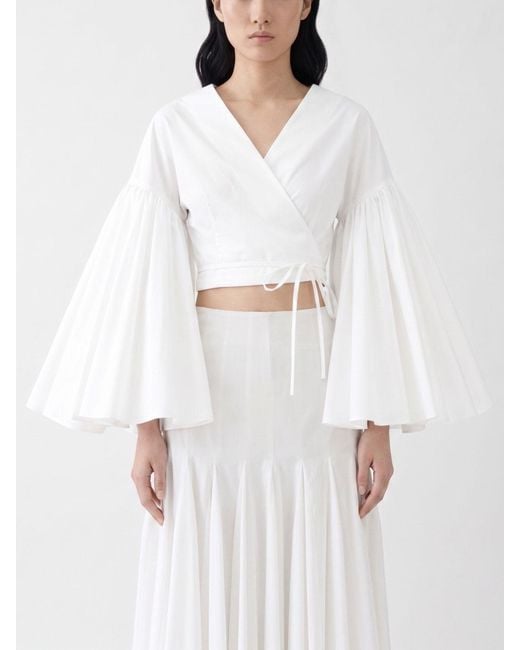 Jacquemus White Paysan Wrap Top
