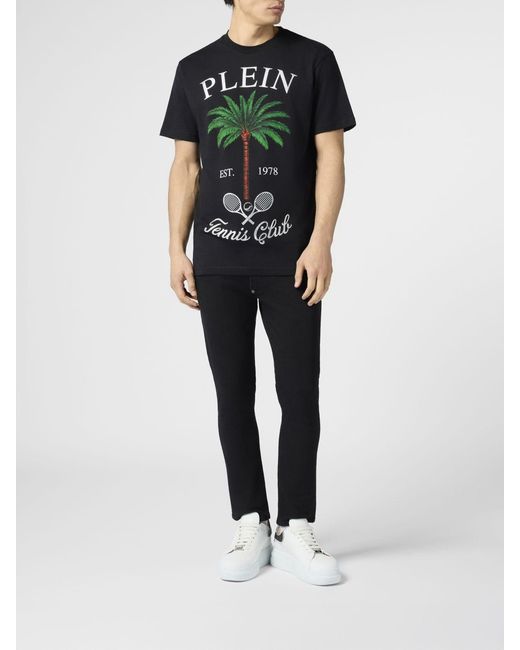 Philipp Plein Black T-Shirt for men