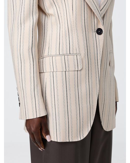 Dolce & Gabbana Natural Dolce &Amp Gabbana Viscose Single-Breasted Blazer