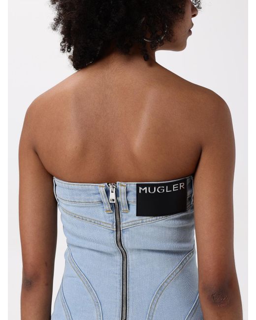 Mugler Blue Dress