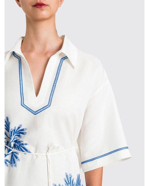 Twinset White Chemisier Dress