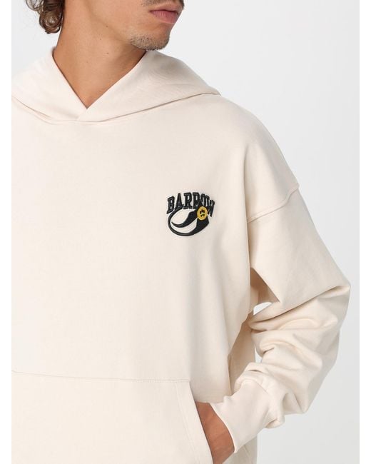 Barrow White Sweatshirt for men