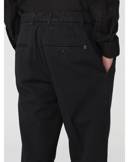 Dondup Black Trousers for men