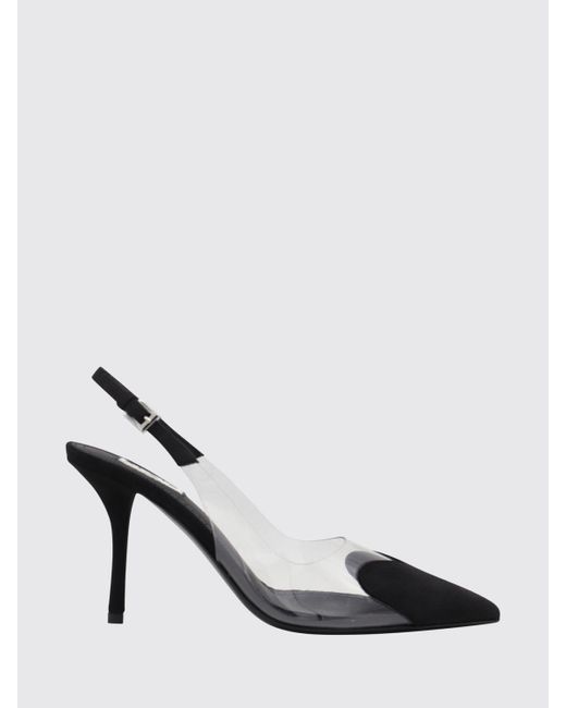 ALAIA 26S SQUARE-TOE HIGH HEELS 95 MM IN BLACK CALFSKIN main image 0