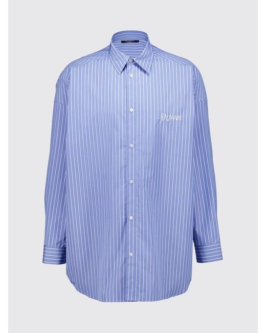 Balmain Blue Shirt for men