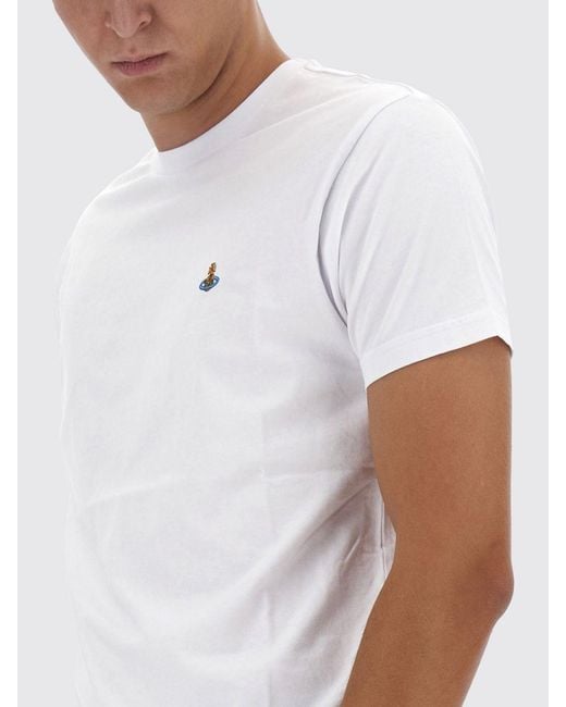 Vivienne Westwood White Cotton T-Shirt for men