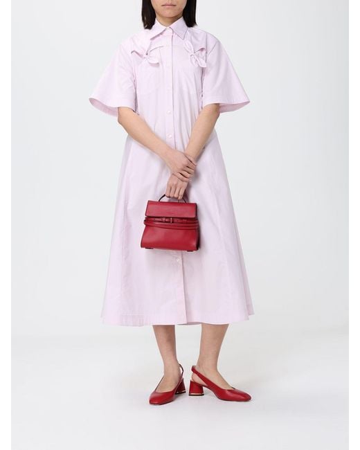 Moschino Couture Pink Cotton Chemisier Dress