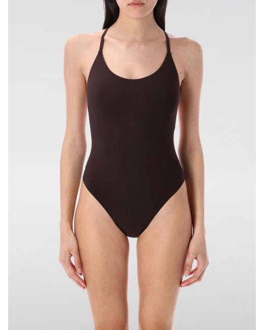 Lido Black Polyamide One Piece Swimsuit