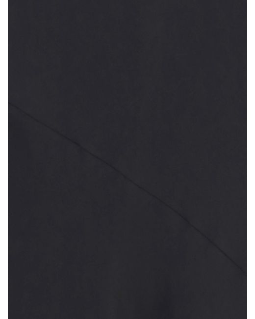 AMI Black Long Satin Dress