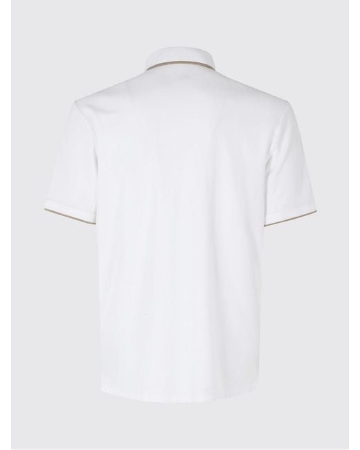 Blauer White Polo Shirt for men