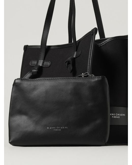 Gianni Chiarini Black Shoulder Bag Club Marcella