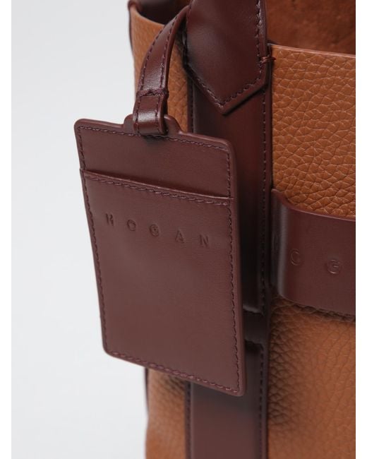 Hogan Brown Handtasche Damen