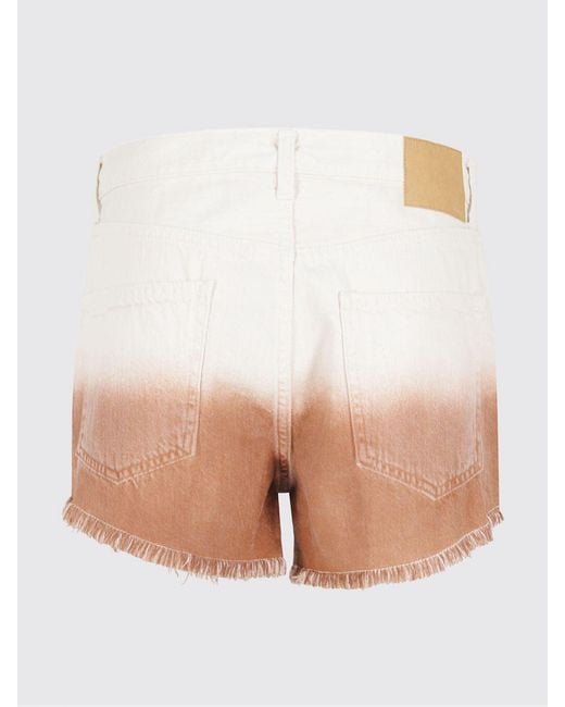 Alanui Natural Denim Shorts