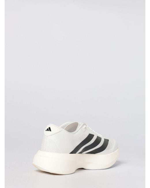 Adidas Originals White Adizero Evo Sl Mesh Sneakers for men