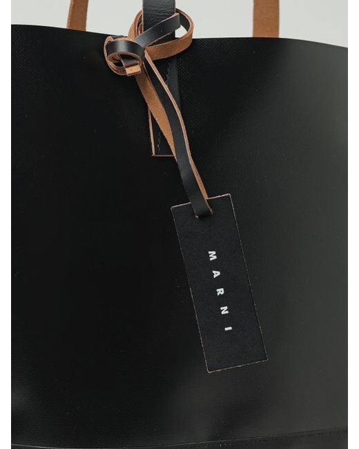 Borsa Tote Tribeca di Marni in Black da Uomo