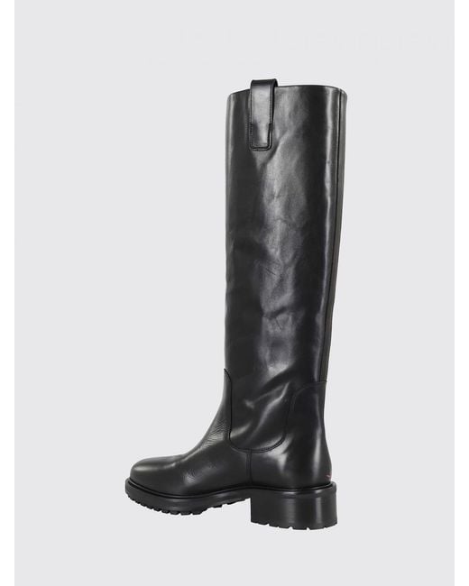 Aeyde Black Leather Boot