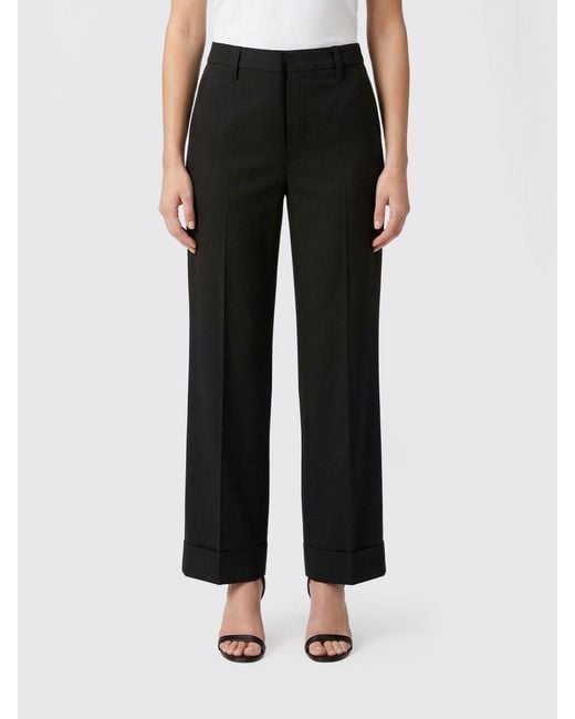 Tela Black Andrew Cropped Linen Blend Pants